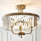 Luminosity Designs - Paris 3 Light Semi Flush Fitting - Luminosity Designs Ltd