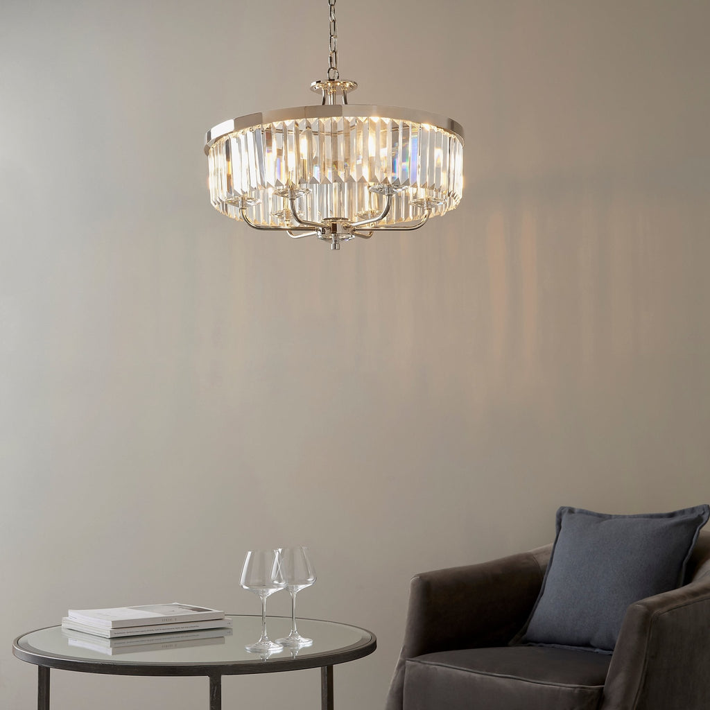 Luminosity Designs - Paris 6 Light Chandelier Pendant - Luminosity Designs Ltd