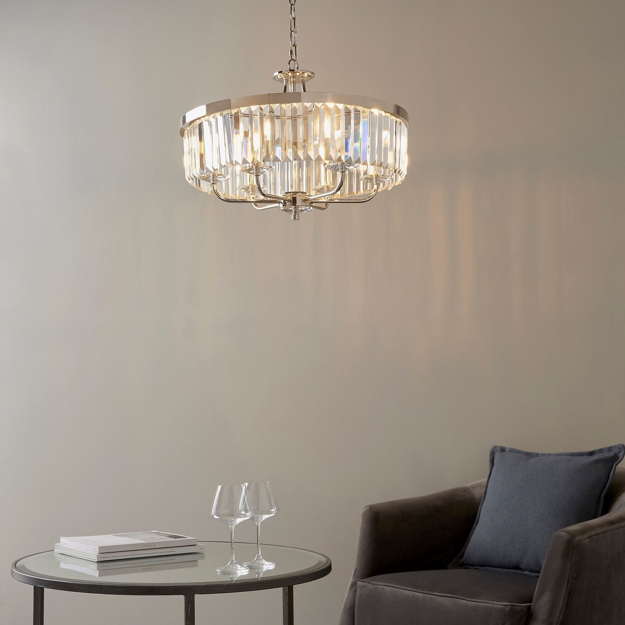 Luminosity Designs - Paris 6 Light Chandelier Pendant - Luminosity Designs Ltd