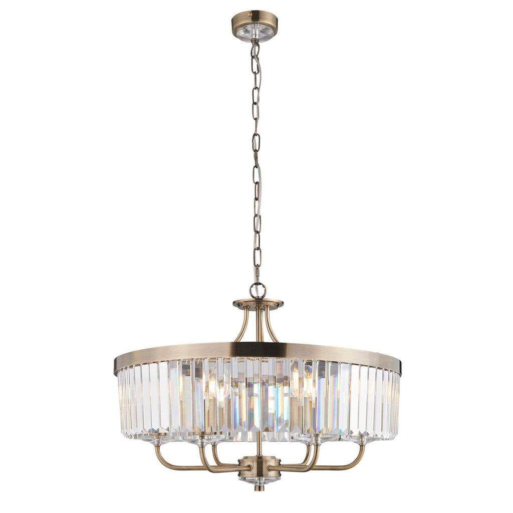 Luminosity Designs - Paris 6 Light Chandelier Pendant - Luminosity Designs Ltd