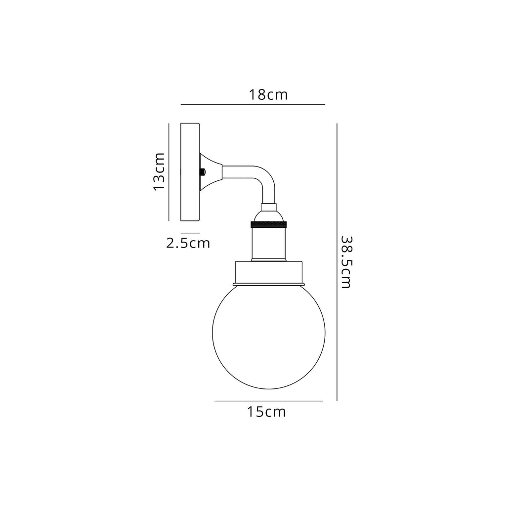 Luminosity Designs - Paris Wall Light - Luminosity Designs Ltd