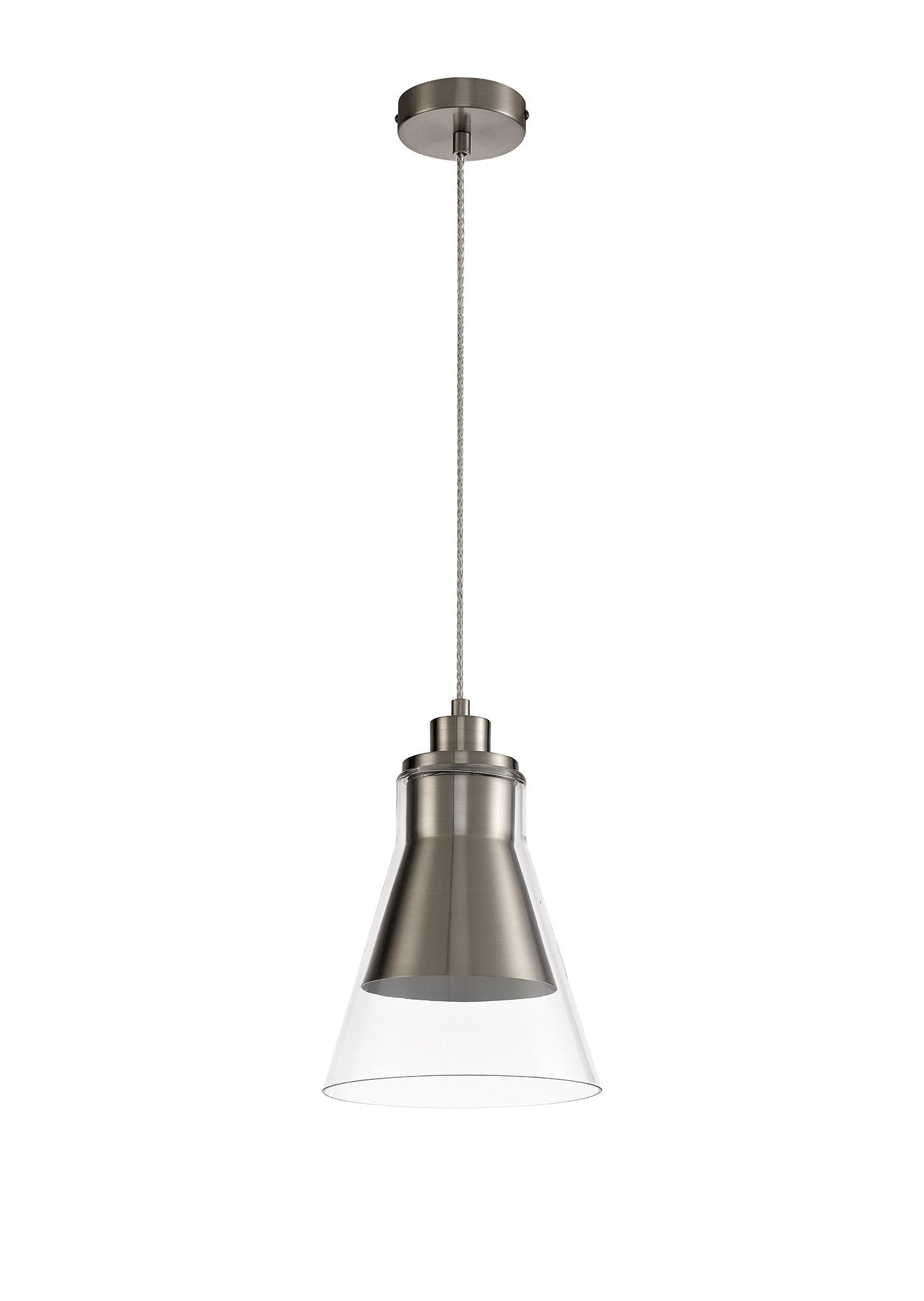 Luminosity Designs - Parker Metal and Glass Pendant - Luminosity Designs Ltd
