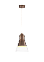 Luminosity Designs - Parker Metal and Glass Pendant - Luminosity Designs Ltd