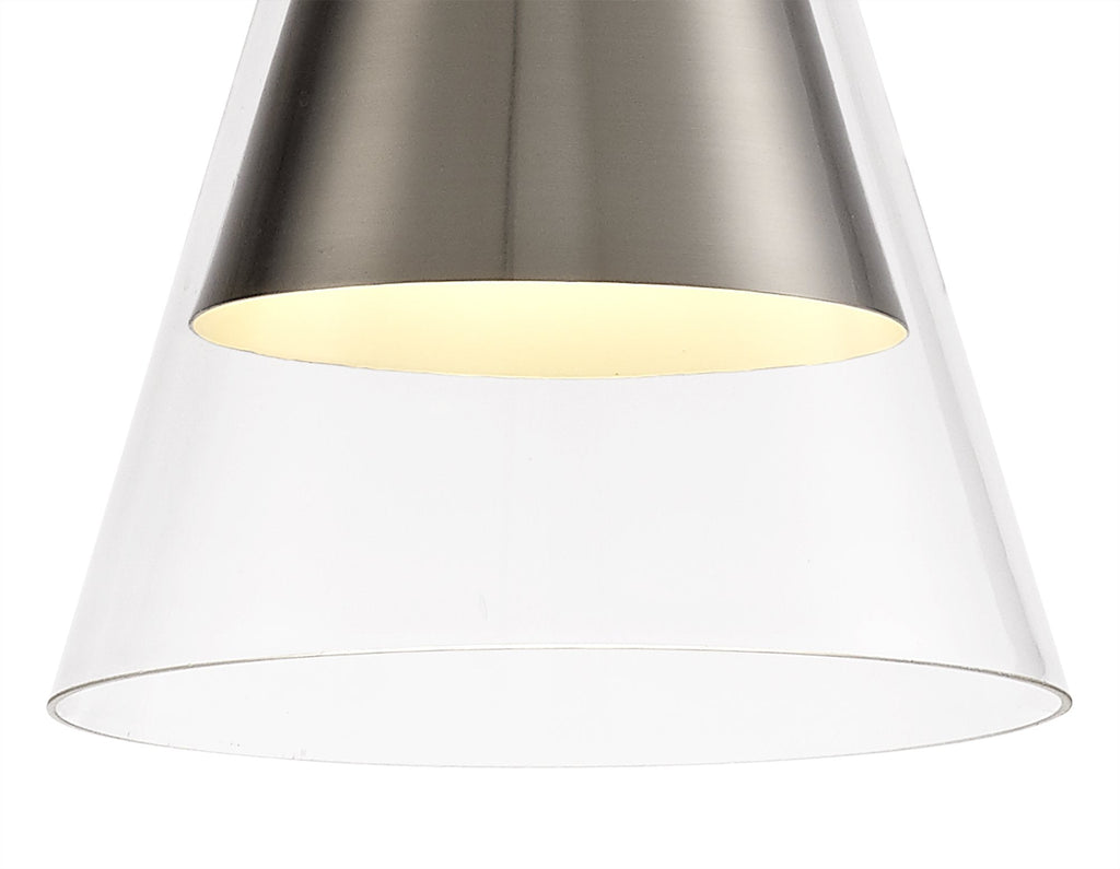 Luminosity Designs - Parker Metal and Glass Pendant - Luminosity Designs Ltd