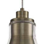 Luminosity Designs - Parker Metal and Glass Pendant - Luminosity Designs Ltd