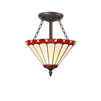 Chamber Semi Flush Uplighter