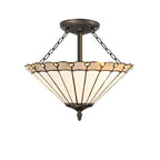 Chamber Semi Flush Uplighter