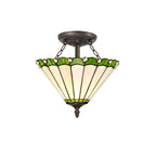 Chamber Semi Flush Uplighter