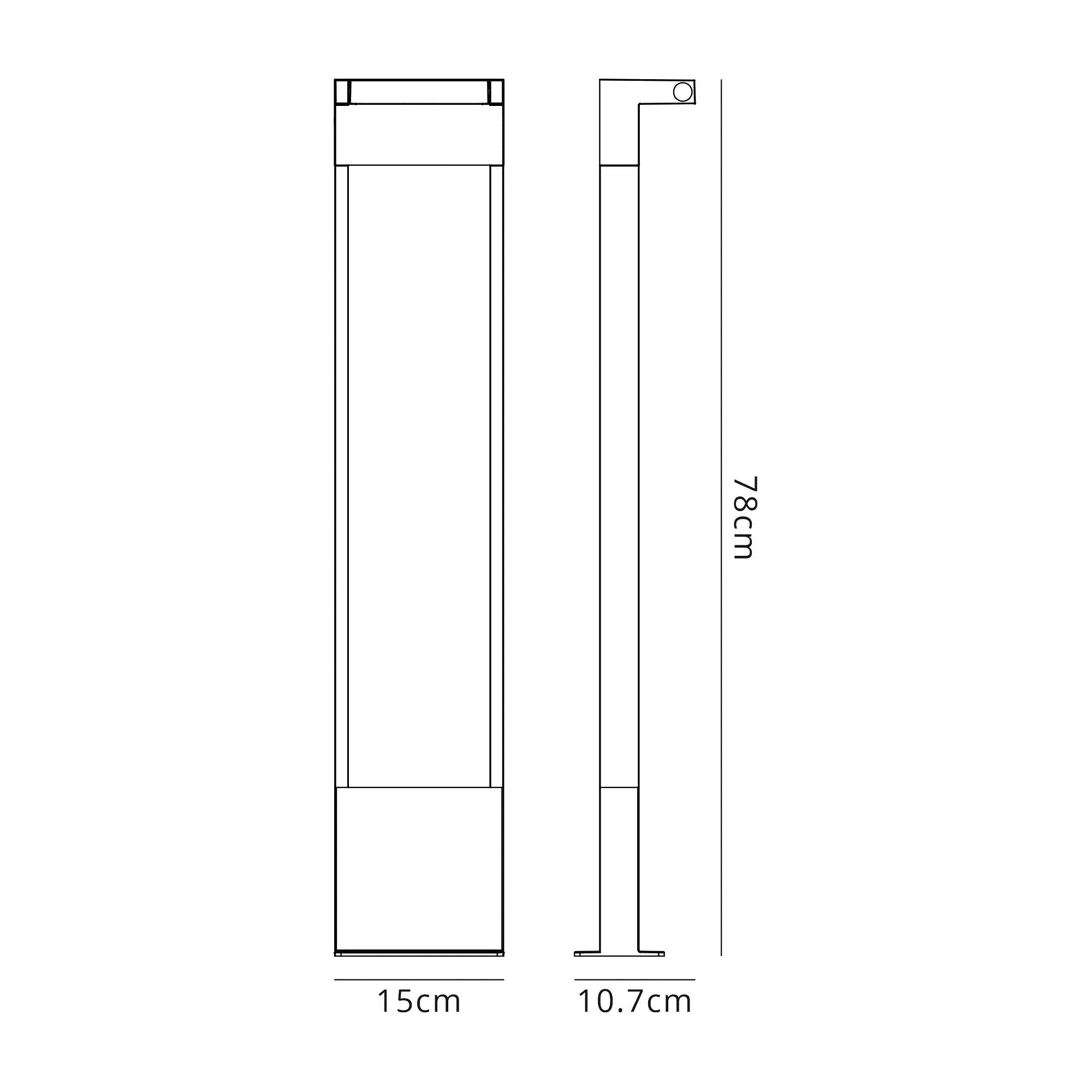 Luminosity Designs - Pathway Adjustable Outdoor Post Light - Luminosity Designs Ltd