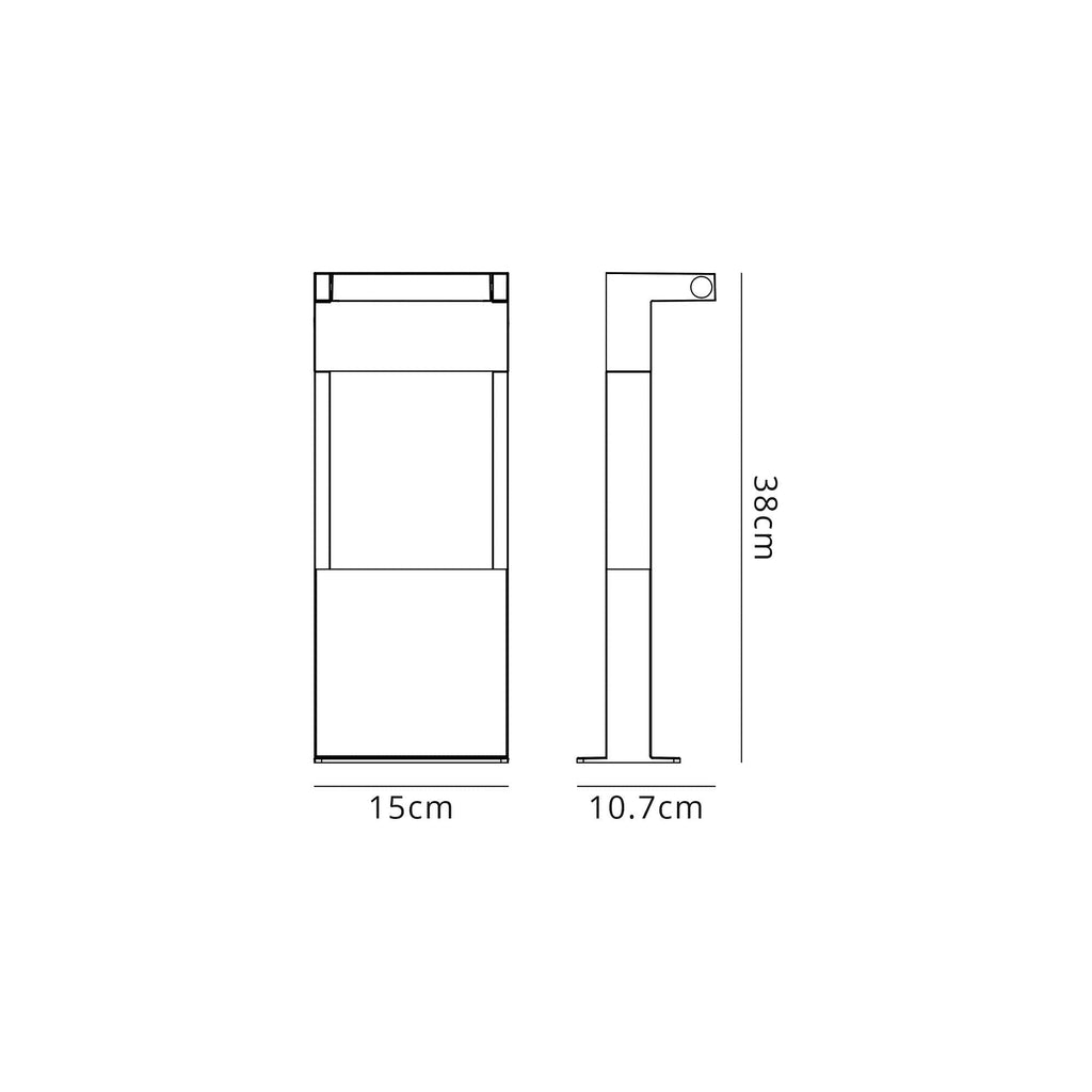 Luminosity Designs - Pathway Adjustable Outdoor Post Light - Luminosity Designs Ltd