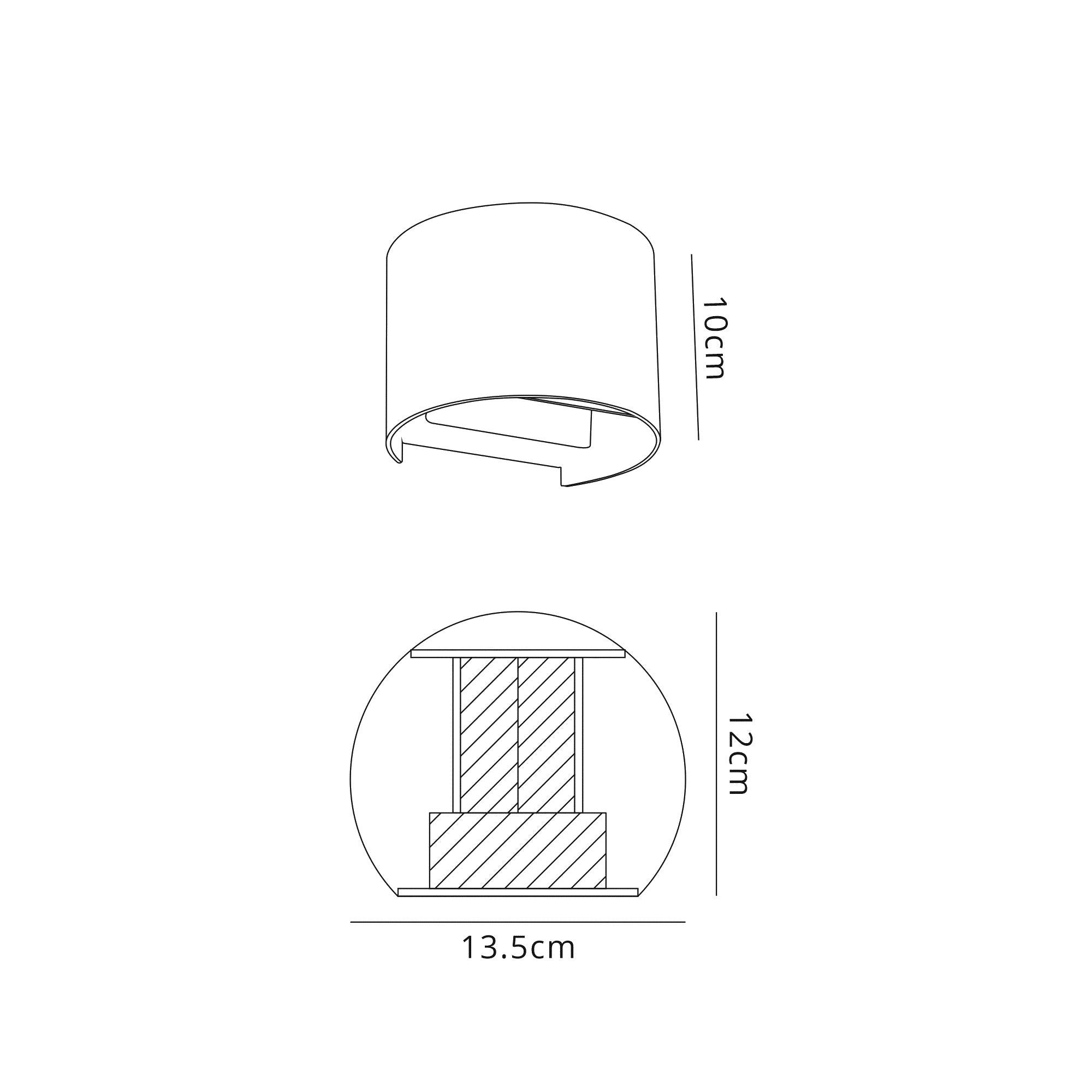 Luminosity Designs - Pine Up / Down Wall Light - Luminosity Designs Ltd