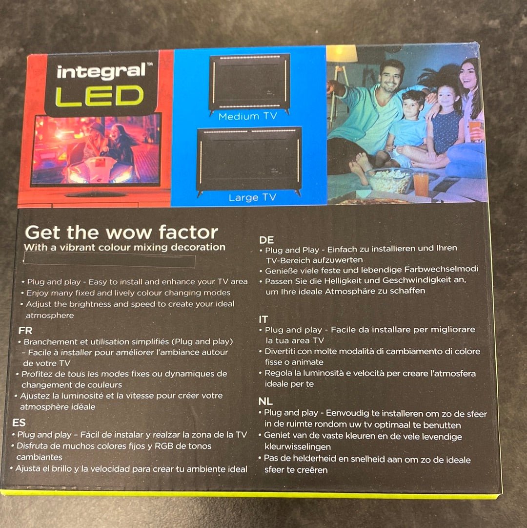 Crompton - Plug and Play TV strip Light - Luminosity Designs Ltd