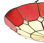 Luminosity Designs - Poppy Tiffany Uplighter Shade - Luminosity Designs Ltd