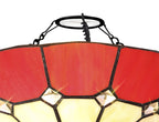 Luminosity Designs - Poppy Tiffany Uplighter Shade - Luminosity Designs Ltd