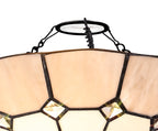 Luminosity Designs - Poppy Tiffany Uplighter Shade - Luminosity Designs Ltd