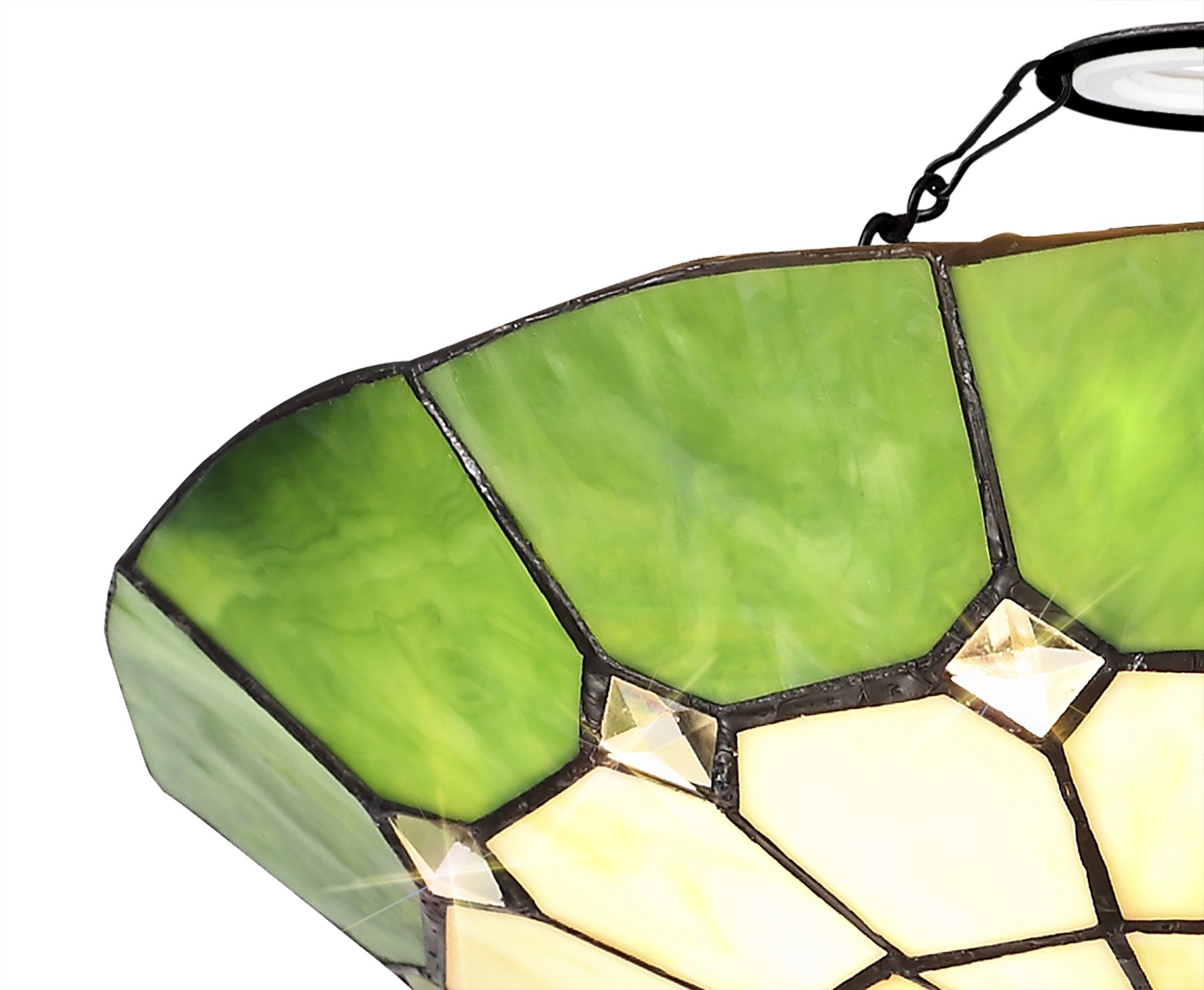 Luminosity Designs - Poppy Tiffany Uplighter Shade - Luminosity Designs Ltd