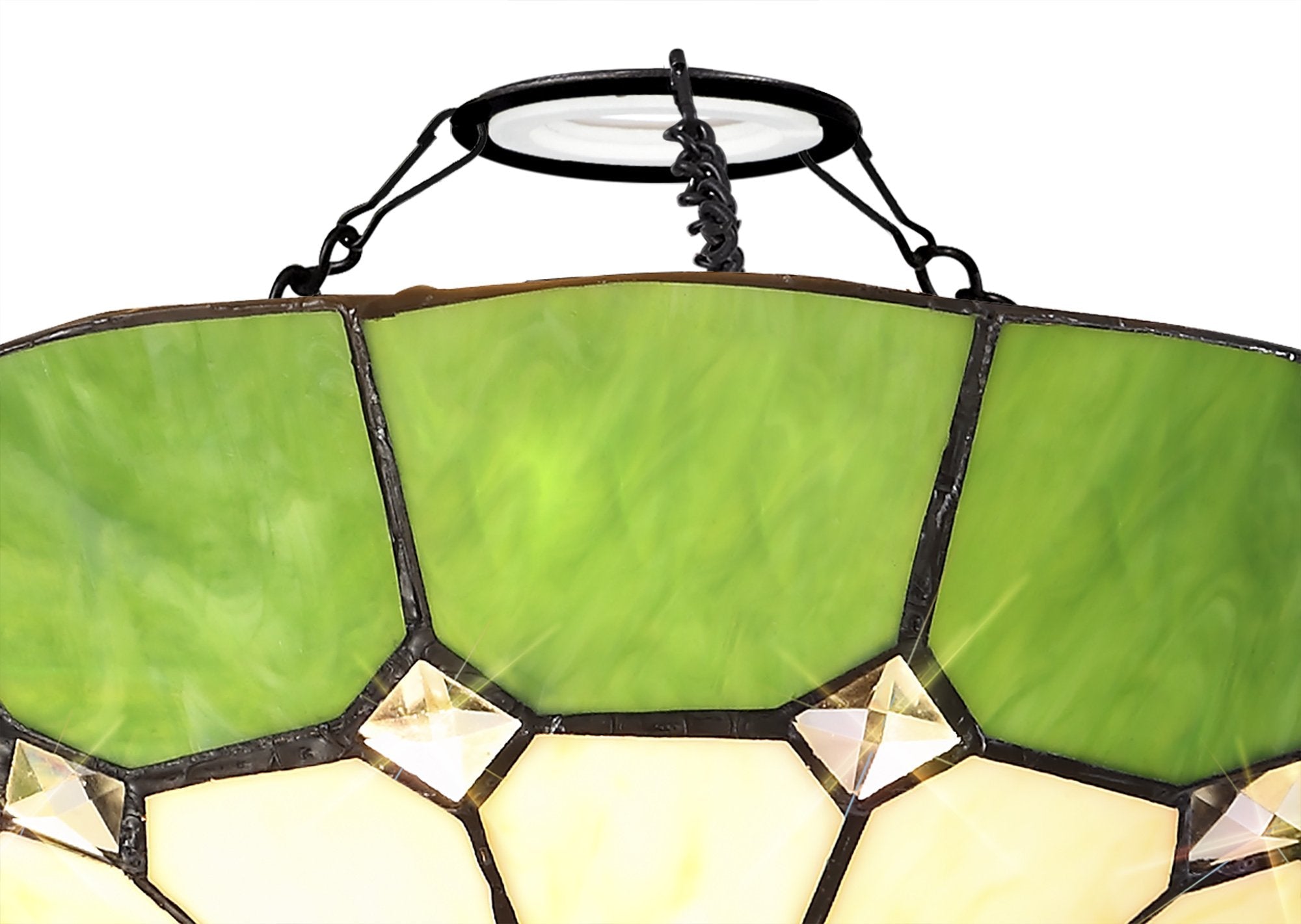 Luminosity Designs - Poppy Tiffany Uplighter Shade - Luminosity Designs Ltd