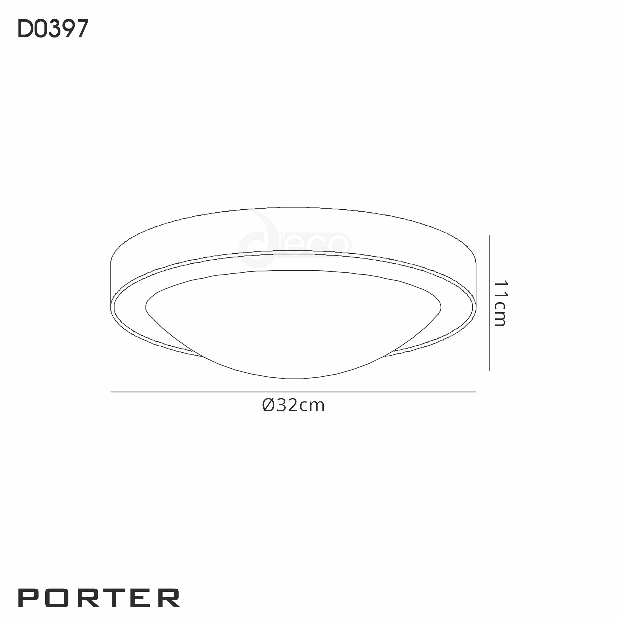 Luminosity Designs - Porter Ceiling Light - Luminosity Designs Ltd