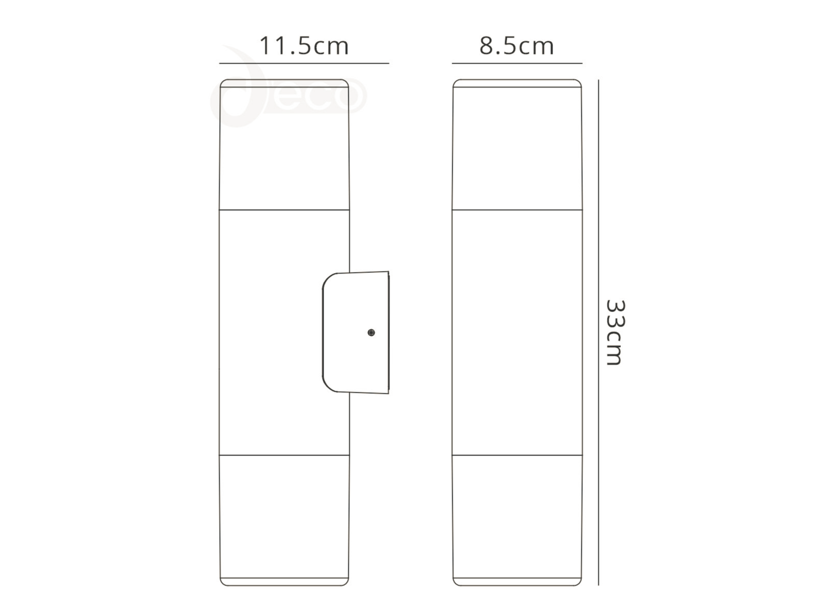 Deco - Prado Double Outdoor Wall Light - Luminosity Designs Ltd