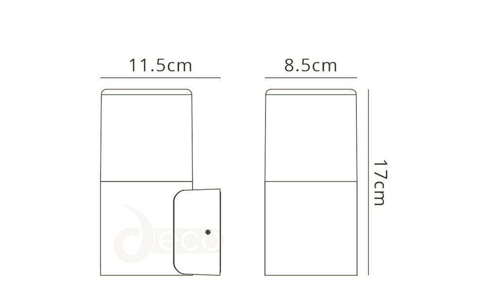 Deco - Prado Outdoor Wall Light - Luminosity Designs Ltd