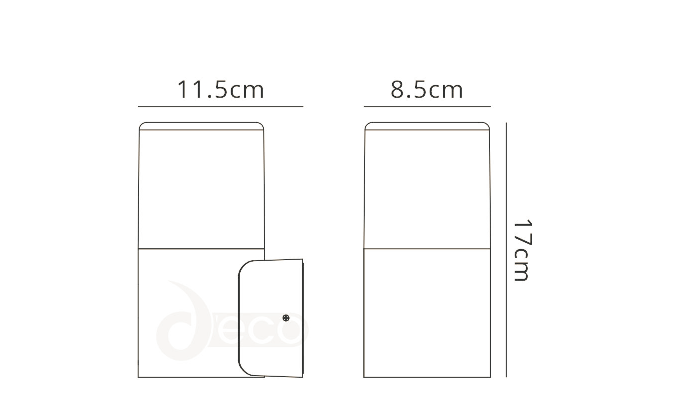 Deco - Prado Outdoor Wall Light - Luminosity Designs Ltd