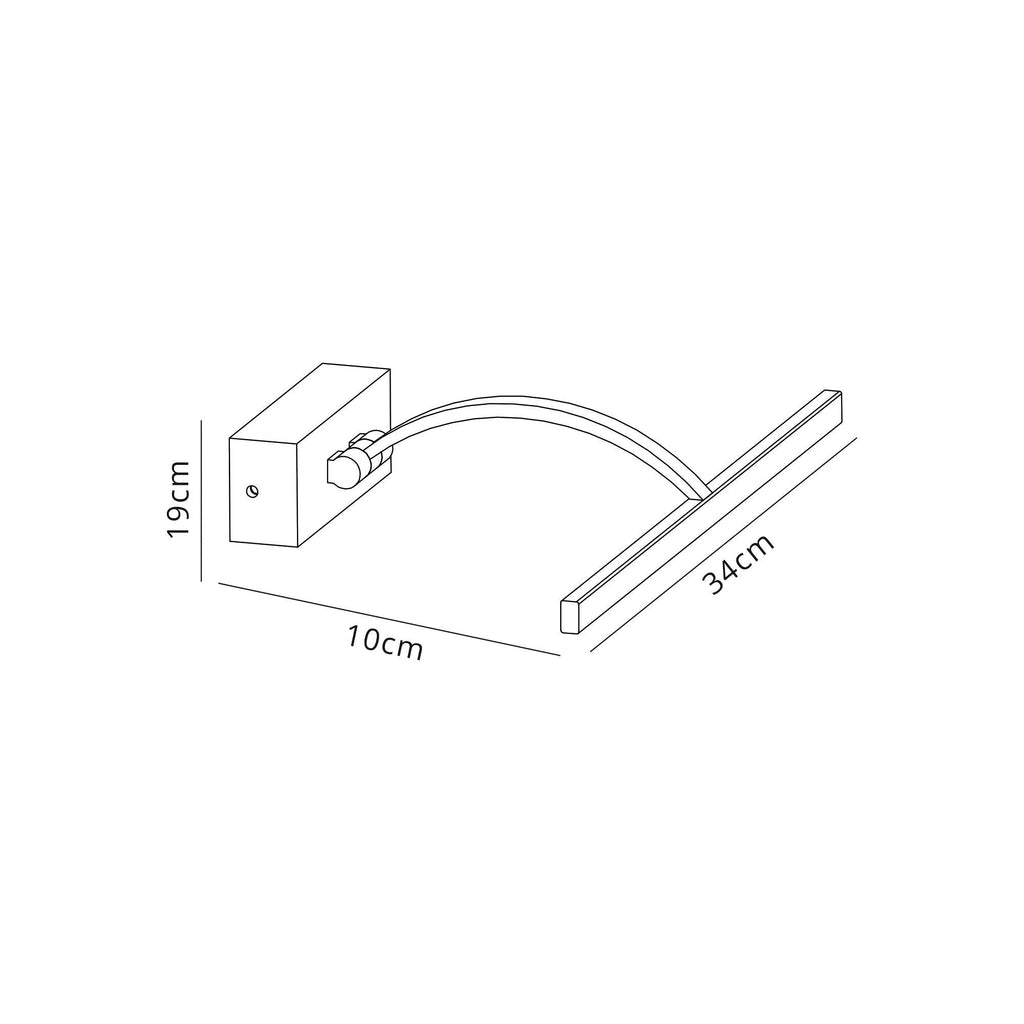 Luminosity Designs - Raphael Slimline Picture Light - Luminosity Designs Ltd