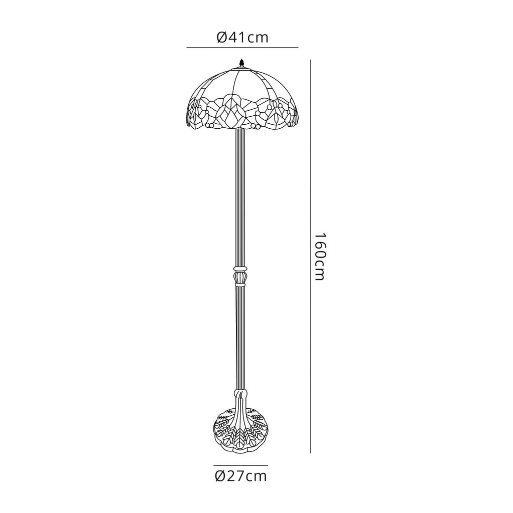 Luminosity Designs - Rapture Tiffany Floor Lamp - Luminosity Designs Ltd