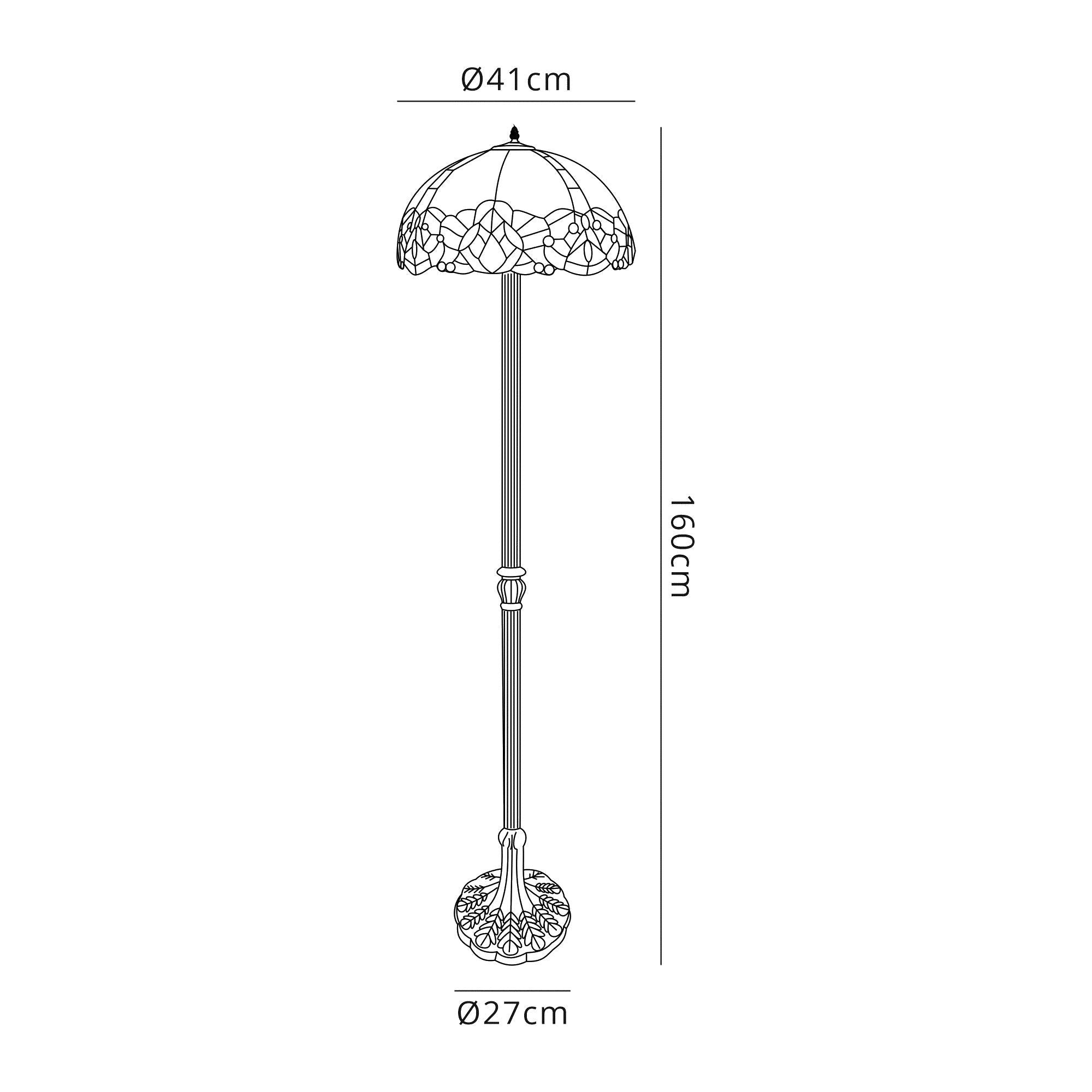 Luminosity Designs - Rapture Tiffany Floor Lamp - Luminosity Designs Ltd