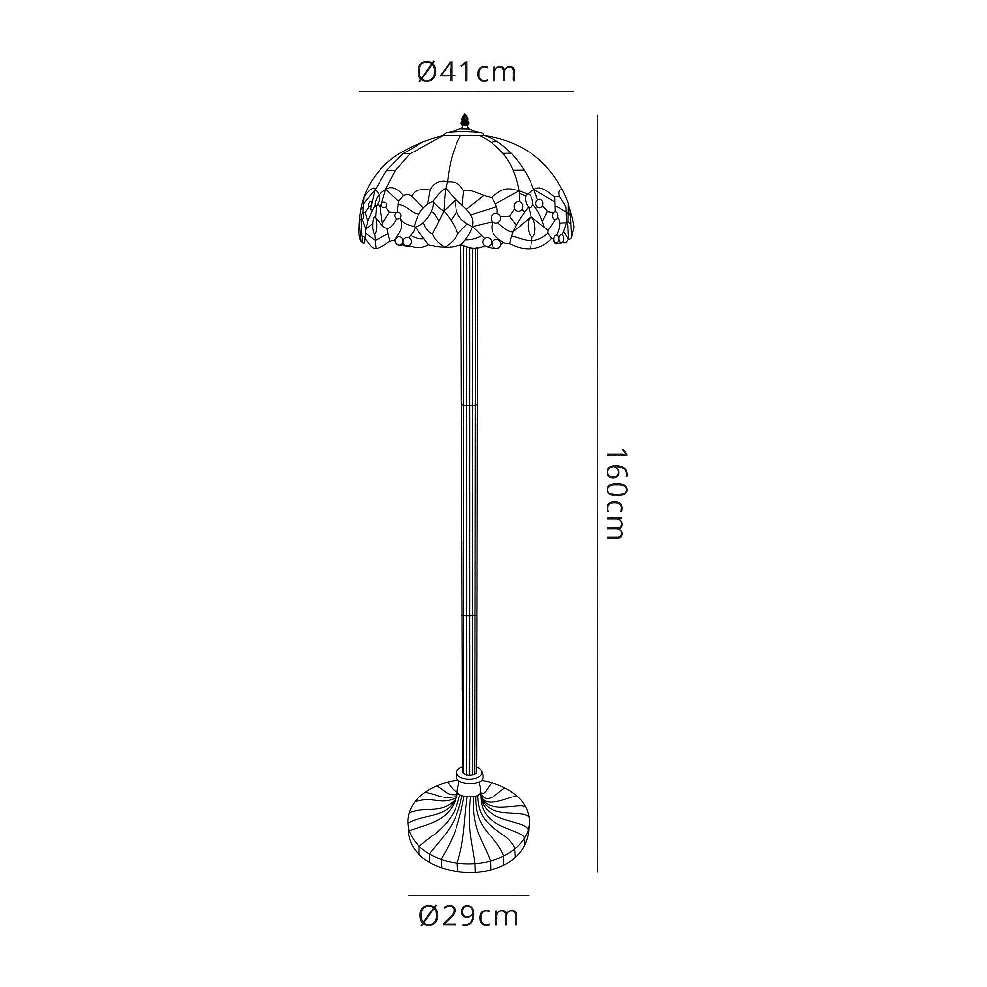 Luminosity Designs - Rapture Tiffany Floor Lamp - Luminosity Designs Ltd