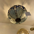 Luminosity Designs - Rapture Tiffany Semi Flush Ceiling Light - Luminosity Designs Ltd