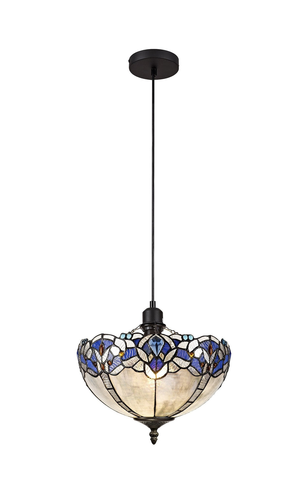 Luminosity Designs - Rapture Tiffany Single Pendant - Uplighter - Luminosity Designs Ltd