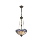 Luminosity Designs - Rapture Tiffany Uplighter Chandelier Style Pendant - Luminosity Designs Ltd