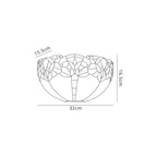 Luminosity Designs - Rapture Tiffany Wall Light - Luminosity Designs Ltd
