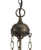 Luminosity Designs - Red Summer Chandelier Style Uplighter Pendant - Luminosity Designs Ltd