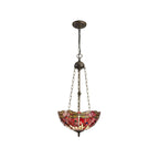 Luminosity Designs - Red Summer Chandelier Style Uplighter Pendant - Luminosity Designs Ltd