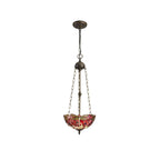 Luminosity Designs - Red Summer Chandelier Style Uplighter Pendant - Luminosity Designs Ltd