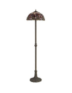 Luminosity Designs - Red Summer Tiffany Floor Lamp - Luminosity Designs Ltd
