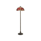 Luminosity Designs - Red Summer Tiffany Floor Lamp - Luminosity Designs Ltd