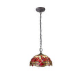 Luminosity Designs - Red Summer Tiffany Pendant Light - Luminosity Designs Ltd