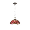 Luminosity Designs - Red Summer Tiffany Pendant Light - Luminosity Designs Ltd