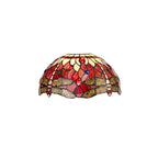 Luminosity Designs - Red Summer Tiffany Shade - Luminosity Designs Ltd
