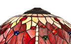 Luminosity Designs - Red Summer Tiffany Shade - Luminosity Designs Ltd