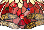 Luminosity Designs - Red Summer Tiffany Shade - Luminosity Designs Ltd