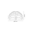 Luminosity Designs - Red Summer Tiffany Uplighter Pendant - PRE ORDERS ONLY - Luminosity Designs Ltd