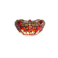 Luminosity Designs - Red Summer Tiffany Wall Light - Luminosity Designs Ltd