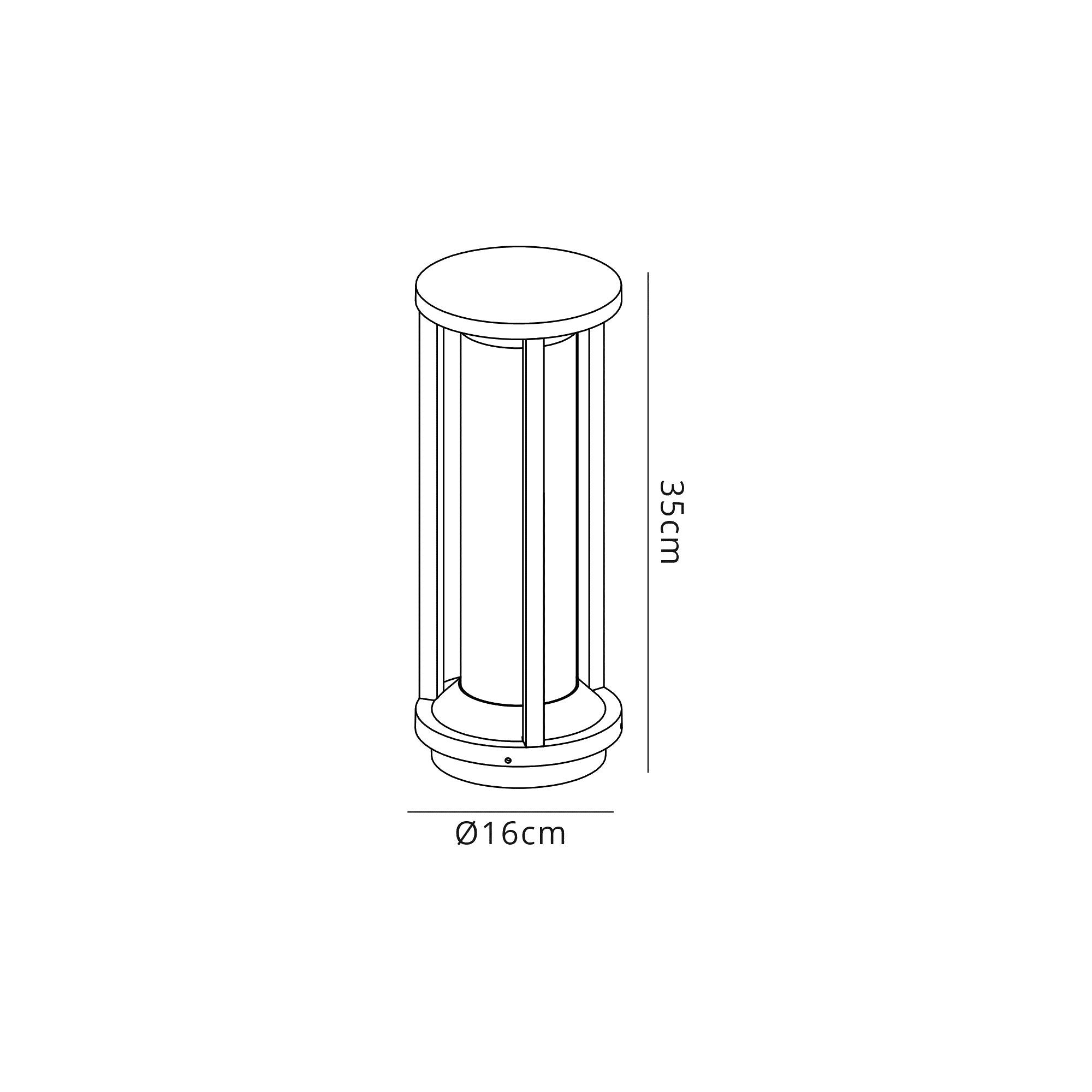 Luminosity Designs - Ridgeway Pillar Lamp - Luminosity Designs Ltd