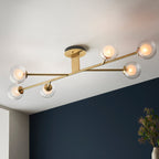 Luminosity Designs - Ritz 6 Light Semi Flush Fitting - Luminosity Designs Ltd