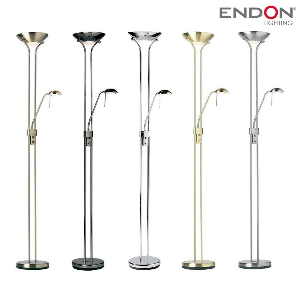 Endon - Rome Mother and Child Floor Lamp - HALOGEN VERSION - Luminosity Designs Ltd