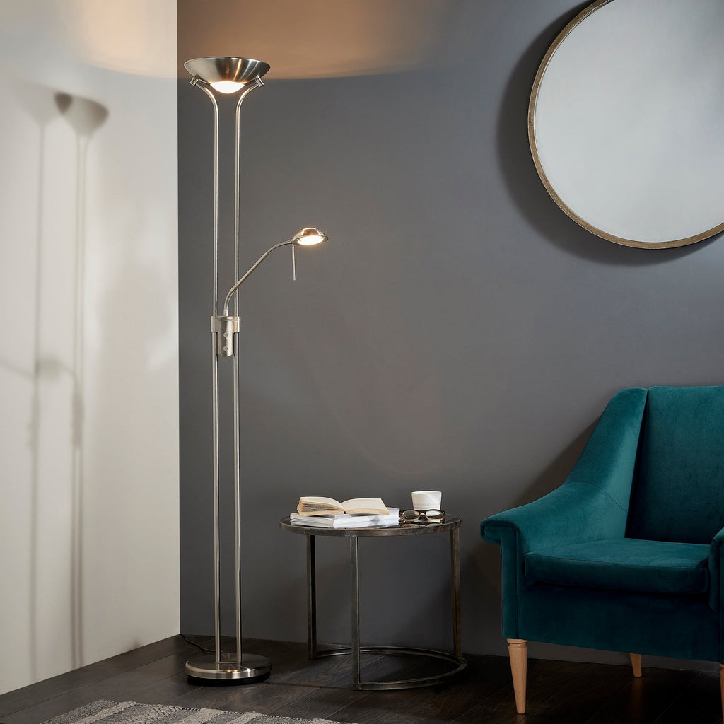 Endon - Rome Mother and Child Floor Lamp - HALOGEN VERSION - Luminosity Designs Ltd