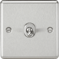 Knightsbridge - Rounded Edge 1G 2 Way Toggle Switch - Luminosity Designs Ltd